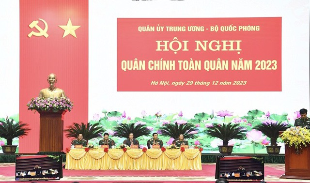 Chủ tịch nước Võ Văn Thưởng dự, chỉ đạo Hội nghị Quân chính toàn quân năm 2023- Ảnh 2.