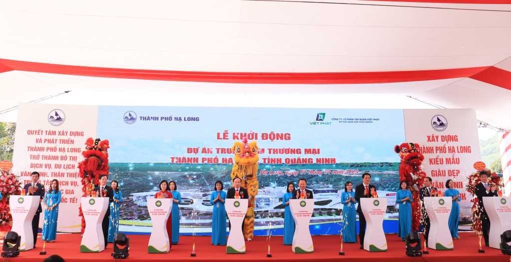 Thành phố Hạ Long tỉnh Quảng Ninh sẽ có Trung tâm thương mại hạng I với tổng mức đầu tư trên 5.200 tỷ đồng.