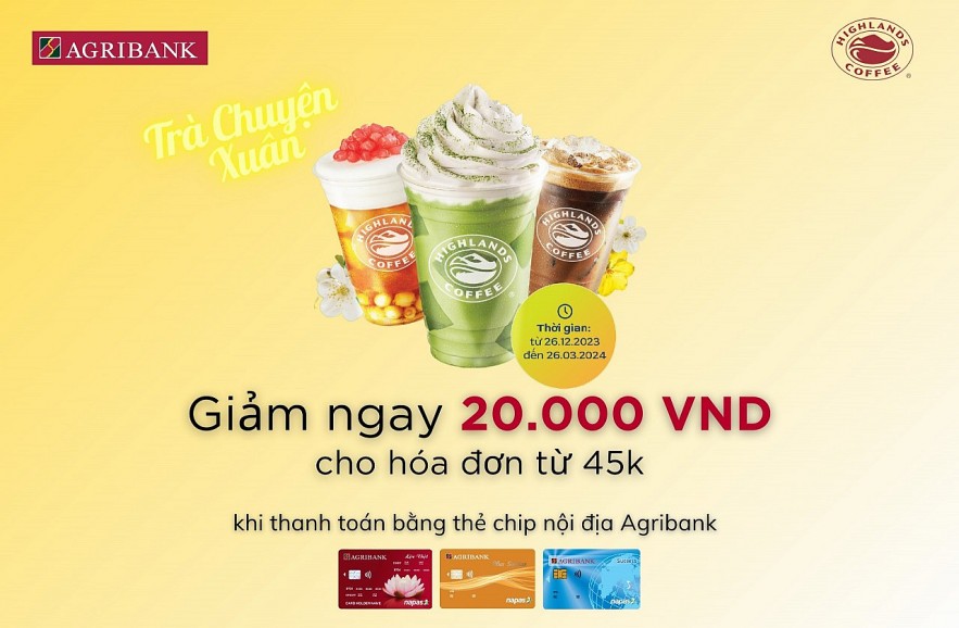 Ưu đãi chào đón Xuân Giáp Thìn 2024 cho chủ thẻ chip nội địa Agribank