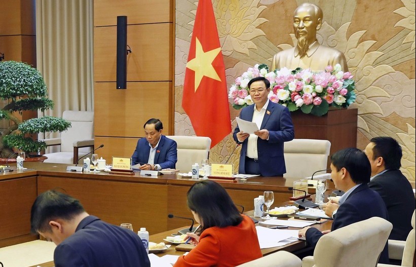 Chủ tịch Quốc hội chủ trì họp về chuẩn bị Kỷ niệm 80 năm Quốc hội Việt Nam