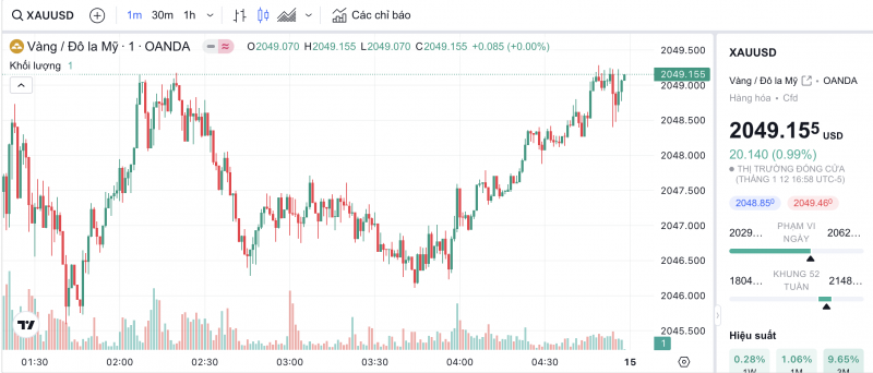 Giá vàng hôm nay (14/1): SJC tiếp tục tăng gần 1,5 triệu đồng/lượng