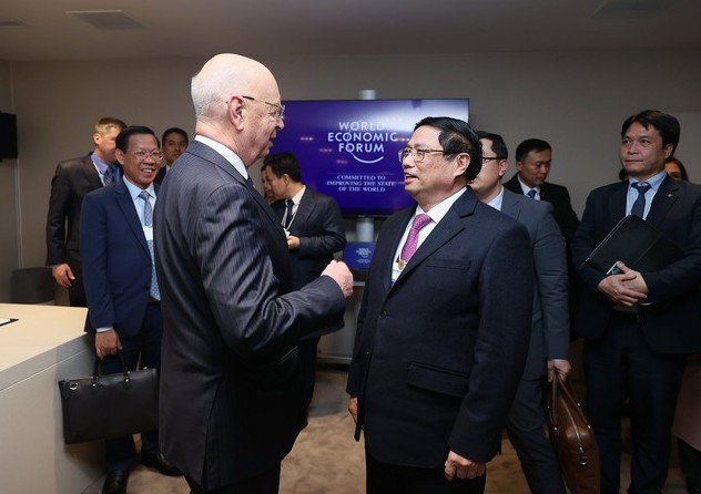 Thủ tướng gặp lãnh đạo Hàn Quốc, Ukraine, Bỉ và Chủ tịch WEF