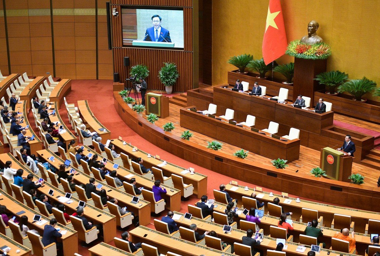 Chủ tịch Quốc hội: Hoàn thành một trong những nhiệm vụ lập pháp quan trọng hàng đầu của nhiệm kỳ Chủ tịch Quốc hội: Hoàn thành một trong những nhiệm vụ lập pháp quan trọng hàng đầu của nhiệm kỳ