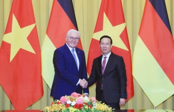 Chủ tịch nước Võ Văn Thưởng hội đàm với Tổng thống Cộng hòa Liên bang Đức