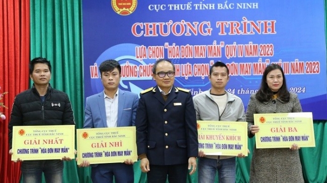 Bắc Ninh: Hơn 3 nghìn hóa đơn tham gia quay thưởng chương trình “Hóa đơn may mắn”