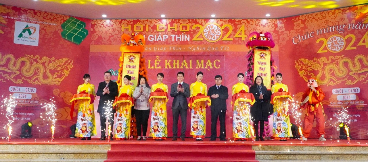 Khai mạc Hội chợ Xuân Giáp Thìn năm 2024