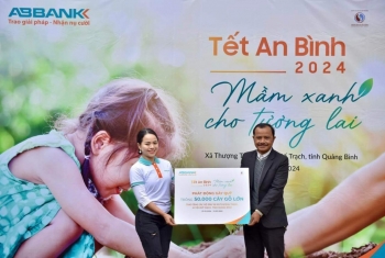 ABBANK gây quỹ tài trợ 50.000 cây gỗ lớn cho người dân Quảng Bình