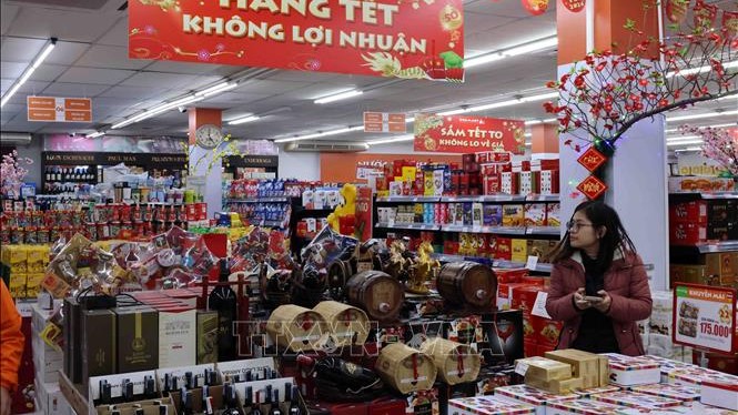 Doanh nghiệp tưng bừng kích cầu tiêu thụ hàng hóa Tết
