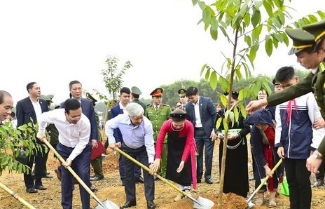 Chủ tịch nước Võ Văn Thưởng phát động Tết trồng cây Xuân Giáp Thìn 2024 tại Tuyên Quang