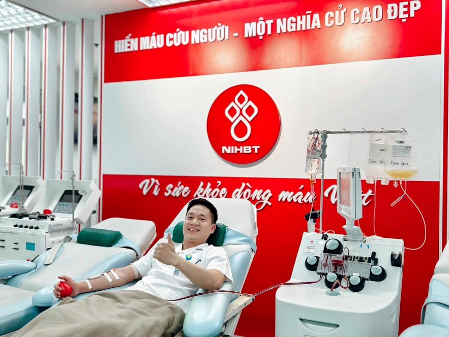 Hơn 1.600 người hiến máu và tiểu cầu trong 7 ngày nghỉ Tết Giáp Thìn
