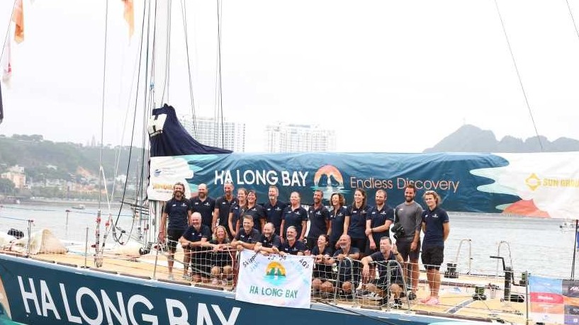 Cuộc đua thuyền buồm vòng quanh thế giới Clipper Race mùa giải 2023 - 2024: Đội đua thuyền buồm Ha Long Bay, Viet Nam về đích