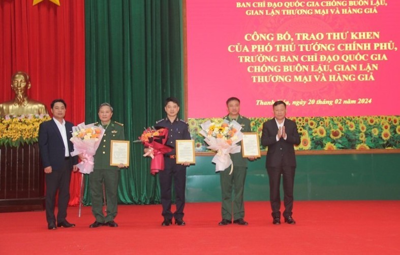 Lễ công bố, trao thư khen thưởng được tổ chức tại trụ sở Bộ Chỉ huy Bộ đội Biên phòng tỉnh Thanh Hóa.