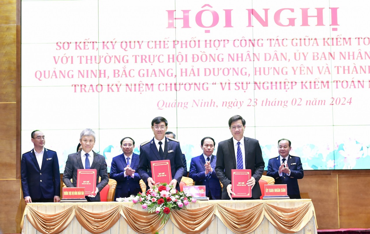 Kiểm toán Nhà nước sơ kết quy chế phối hợp công tác với 5 địa phương
