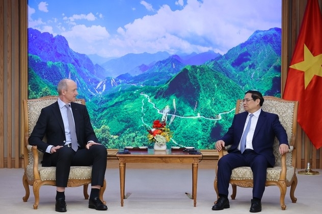 Thủ tướng Phạm Minh Chính tiếp Chủ tịch Tập đoàn Siemens (Đức)