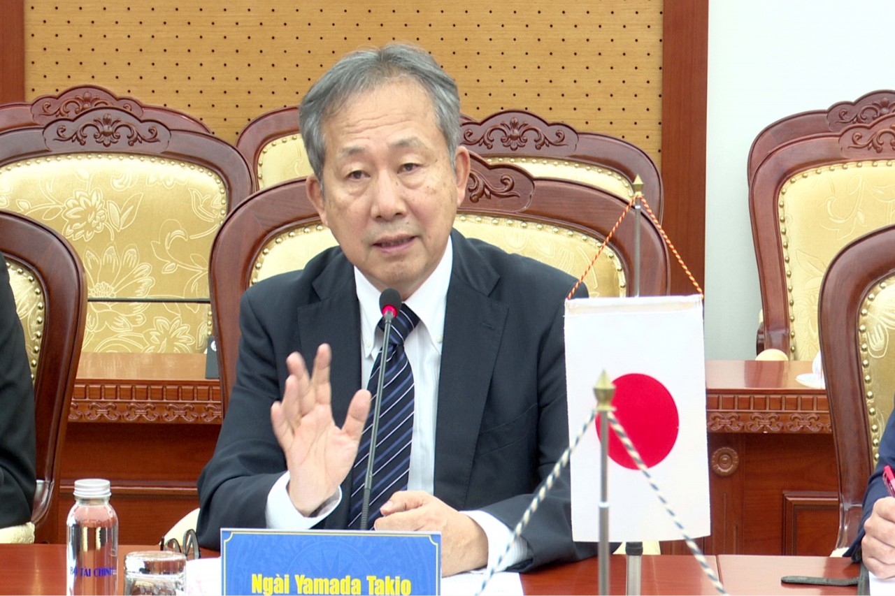 Bộ trưởng Hồ Đức Phớc tiếp Đại sứ Nhật Bản Yamada Takio