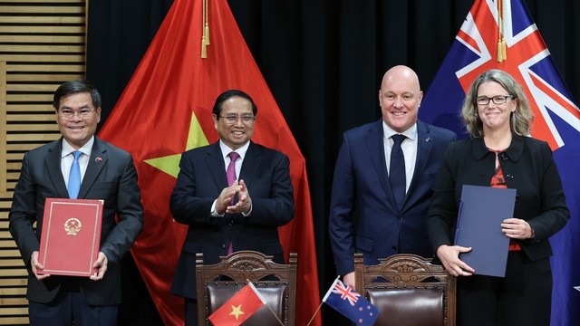 Việt Nam – New Zealand ký kết các văn kiện hợp tác quan trọng