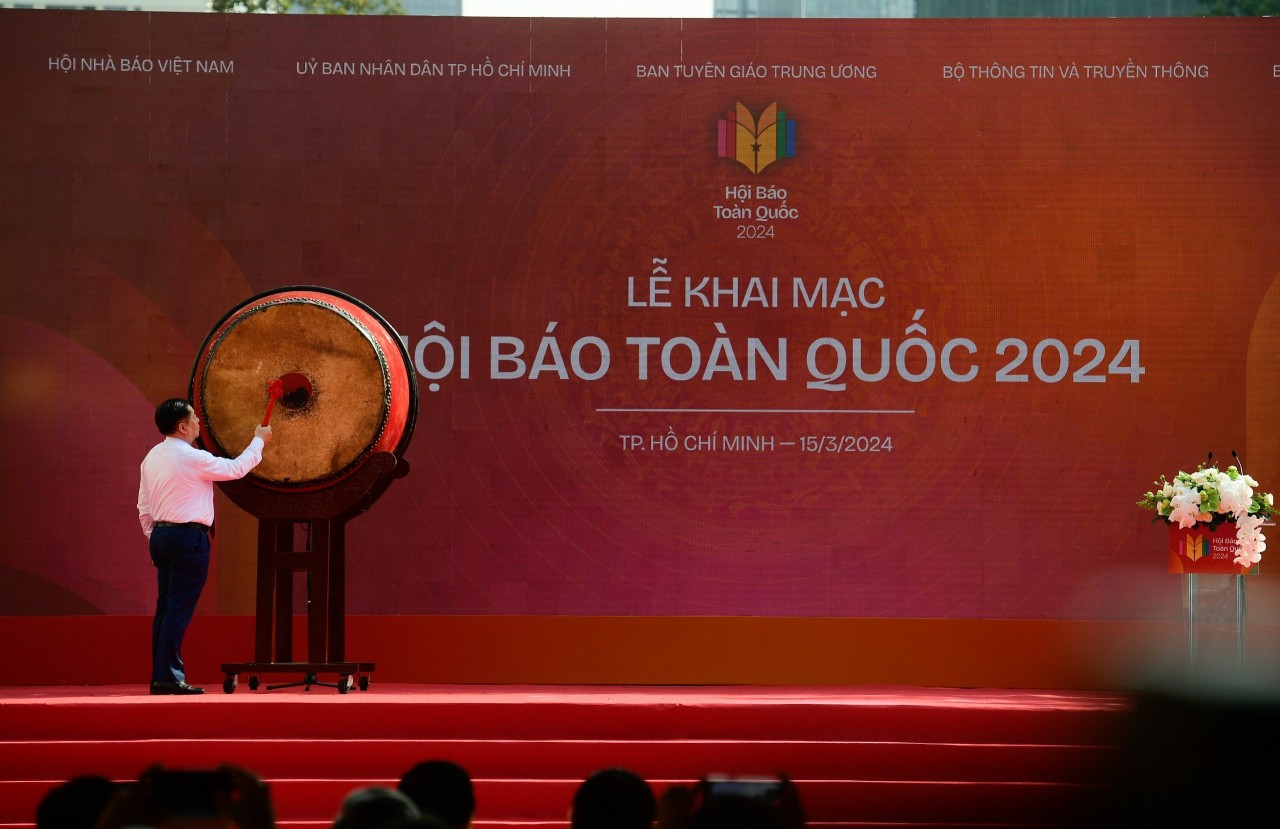 Chùm ảnh khai mạc Hội Báo toàn quốc năm 2024 tại TP. Hồ Chí Minh