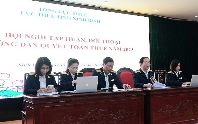 Ninh Bình: 300 doanh nghiệp tham gia hỏi đáp, đối thoại chính sách thuế