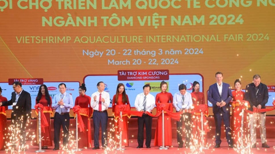 150 doanh nghiệp tham gia Hội chợ Triển lãm Quốc tế công nghệ ngành tôm Việt Nam lần thứ 5