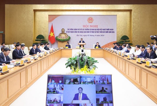 Thủ tướng Phạm Minh Chính chủ trì Hội nghị đẩy mạnh ngoại giao kinh tế- Ảnh 1.