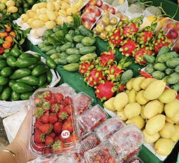 Hà Nội: Nhộn nhịp thị trường trái cây đầu hè