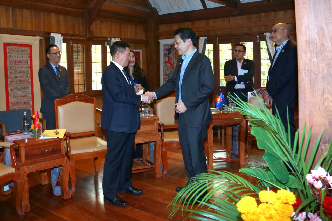 Hình ảnh hoạt động nổi bật của Bộ trưởng Hồ Đức Phớc tham dự chuỗi Hội nghị Bộ trưởng tài chính ASEAN