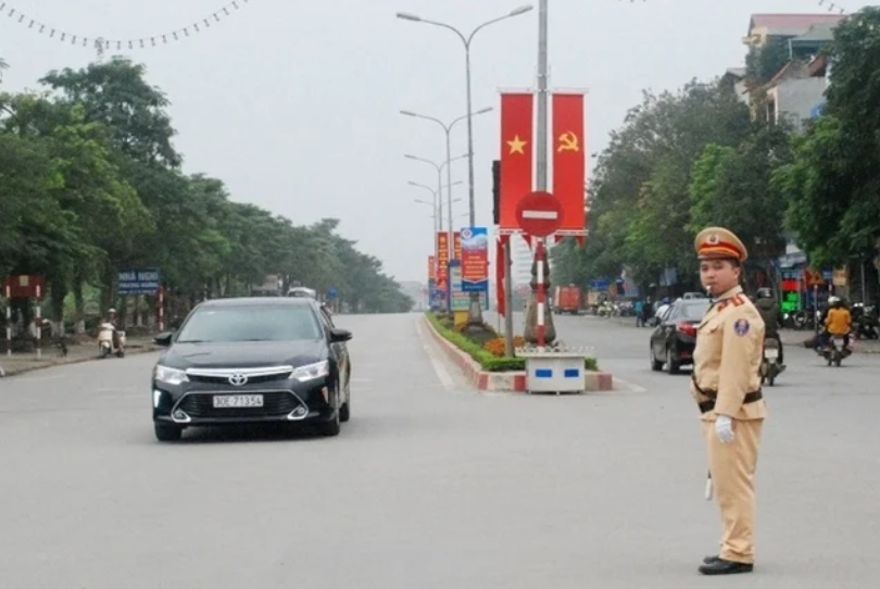 Phân luồng giao thông dịp Giỗ Tổ Hùng Vương - Lễ hội Đền Hùng