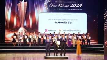 SeAMobile Biz của SeABank được vinh danh tại giải thưởng Sao Khuê