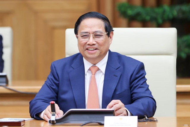 Thủ tướng Phạm Minh Chính gặp làm việc với Thủ tướng Lào Sonexay Siphandone- Ảnh 3.