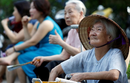 Khu vực châu Á và Thái Bình Dương đối mặt với tình trạng già hóa dân số