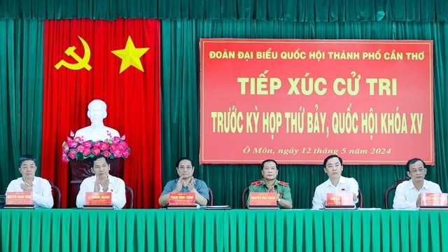 Thủ tướng Phạm Minh Chính tiếp xúc cử tri trước kỳ họp Quốc hội