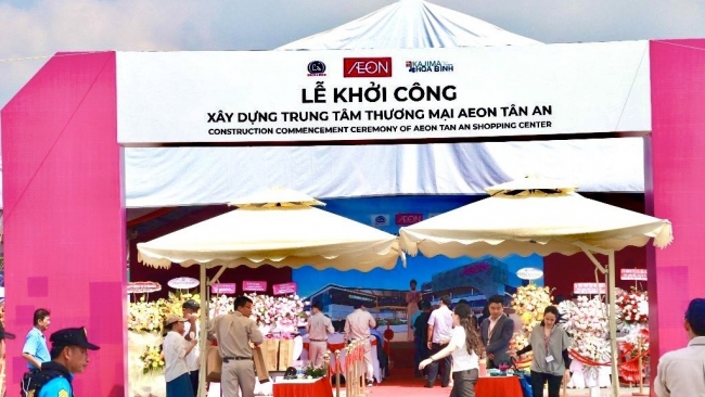 Aeon Mall Tân An chính thức khởi công: Điểm tựa cho bất động sản nhà ở phát triển