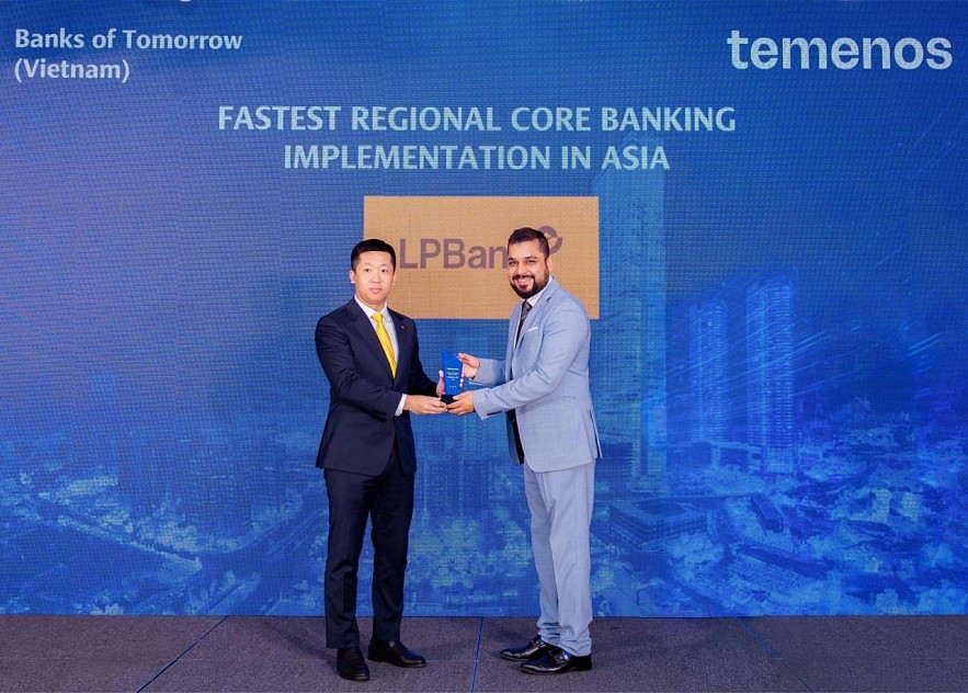 LPBank vinh dự nhận giải thưởng “Triển khai Core Banking nhanh nhất châu Á”