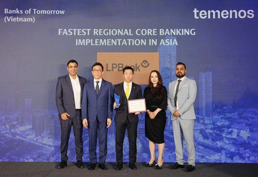 LPBank vinh dự nhận giải thưởng “Triển khai Core Banking nhanh nhất châu Á”