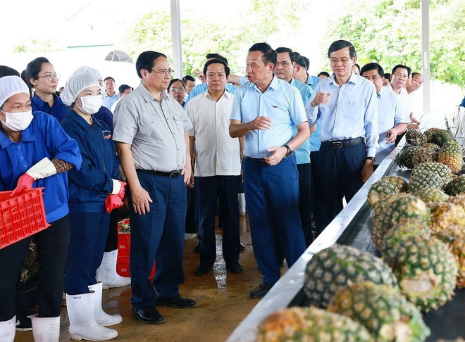 Thủ tướng khảo sát cơ sở kinh tế, công trình hạ tầng trọng điểm của Ninh Bình