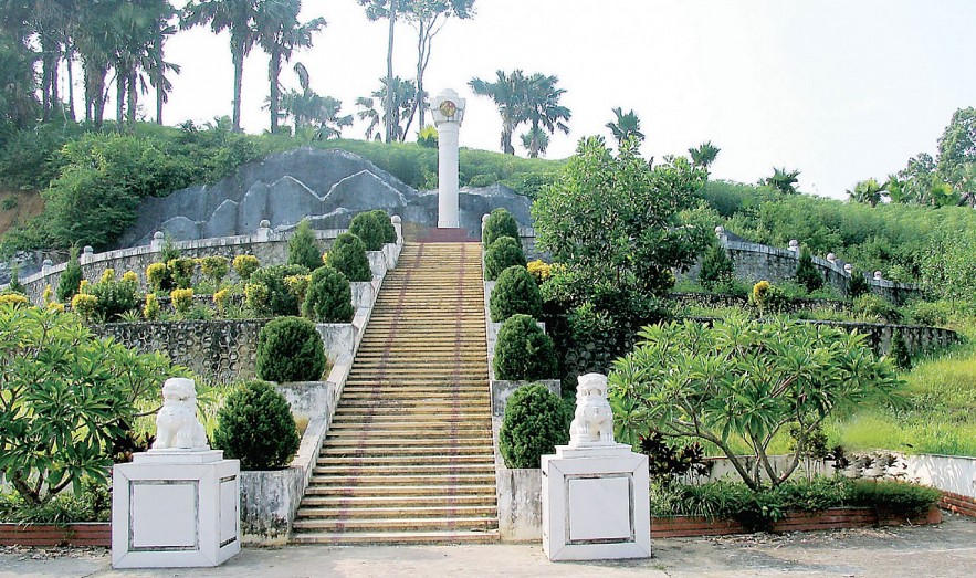 Khu di tích lịch sử Nha Ngân khố quốc gia (xã Tứ Quận, huyện Yên Sơn, tỉnh Tuyên Quang).