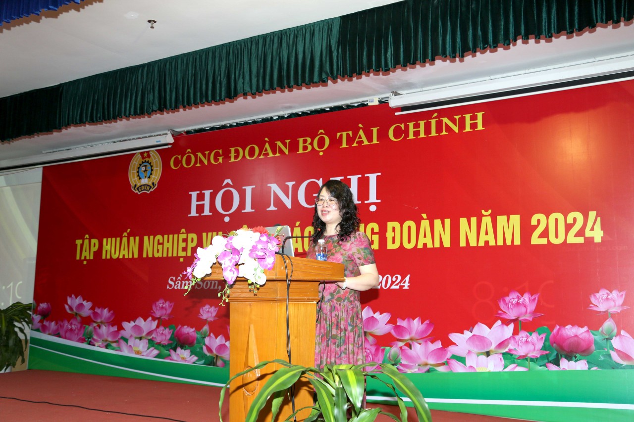 Công đoàn Bộ Tài chính tập huấn nghiệp vụ công tác công đoàn năm 2024