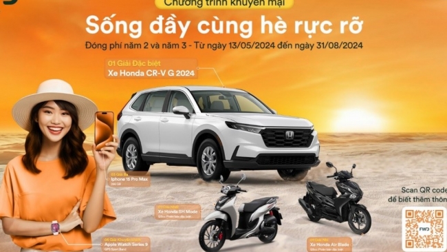Khuyến khích duy trì sự bảo vệ cùng cơ hội trúng xe hơi với FWD