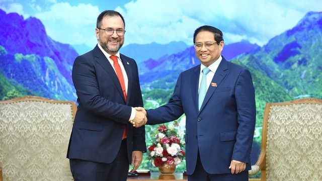 Thủ tướng Phạm Minh Chính tiếp Bộ trưởng Bộ Ngoại giao Venezuela