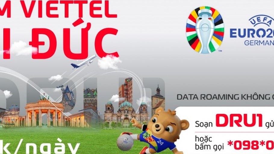 Viettel ưu đãi Data Roaming không giới hạn tại Đức nhân dịp UEFA EURO 2024
