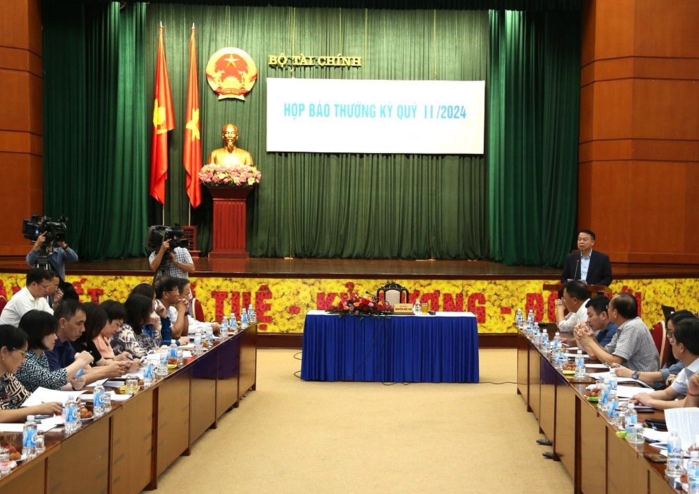 Toàn cảnh buổi họp báo. Ảnh: Đức Minh.