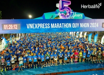 Herbalife Việt Nam đồng hành cùng giải chạy VnExpress Marathon Quy Nhơn 2024