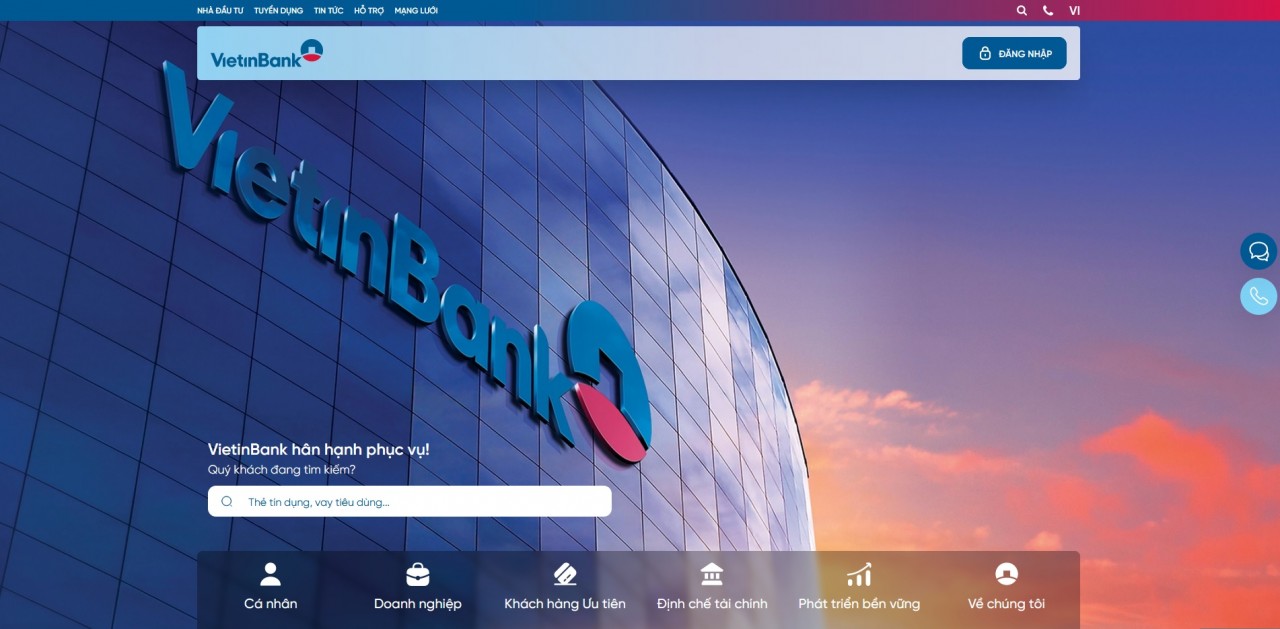 VietinBank ra mắt website mới