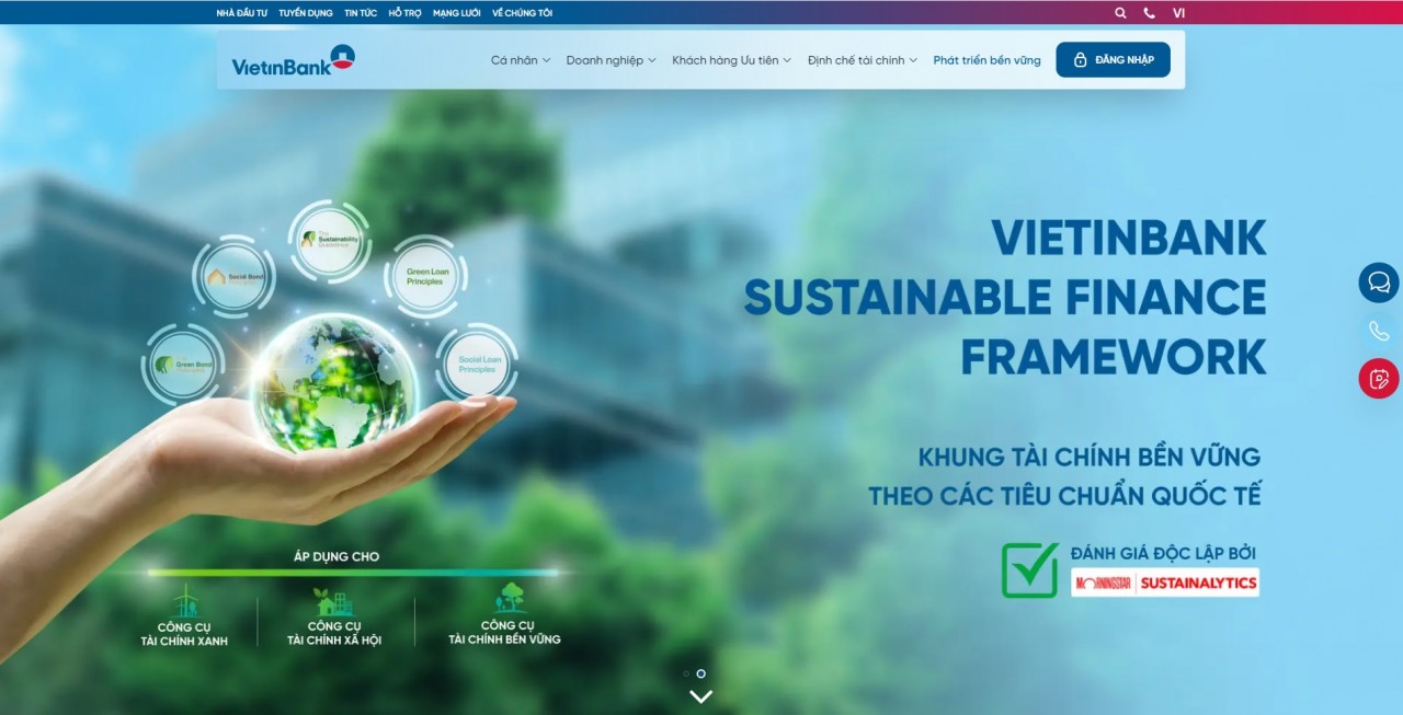 VietinBank ra mắt website mới