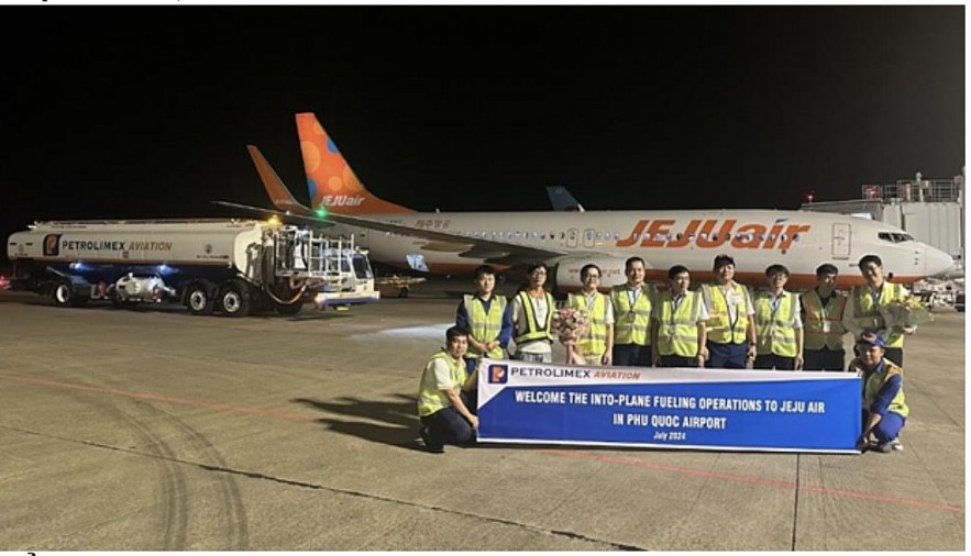 Petrolimex Aviation chính thức cung cấp nhiên liệu hàng không Jet A-1 tại Cảng hàng không quốc tế Phú Quốc