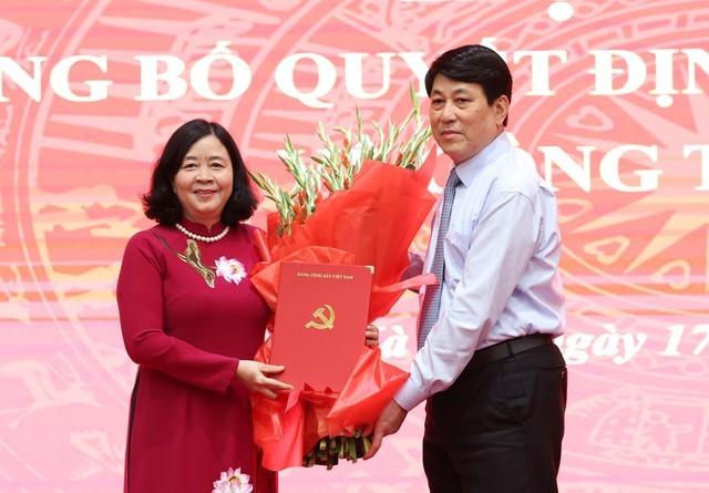 Bà Bùi Thị Minh Hoài được điều động làm Bí thư Thành ủy Hà Nội