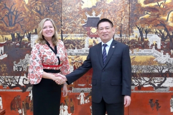 Bộ trưởng Hồ Đức Phớc tiếp tân Giám đốc quốc gia WB Mariam Sherman