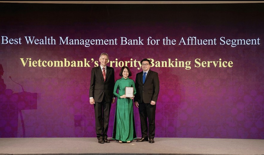 Vietcombank vinh dự nhận được 2 giải thưởng lớn của The Asian Banker