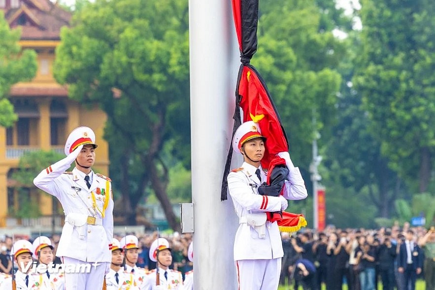 Những hình ảnh xúc động tại lễ viếng Tổng Bí thư Nguyễn Phú Trọng