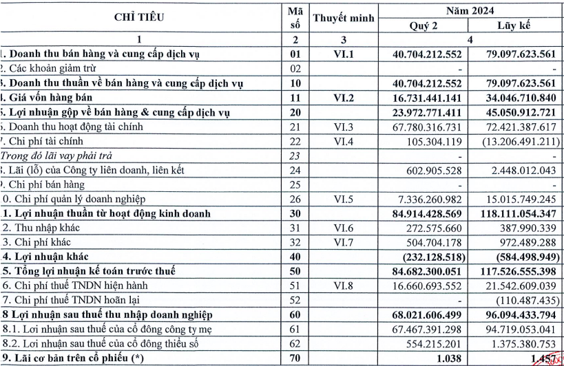 Lợi nhuận sau thuế của Khu công nghiệp Tín Nghĩa tăng vọt trong quý II